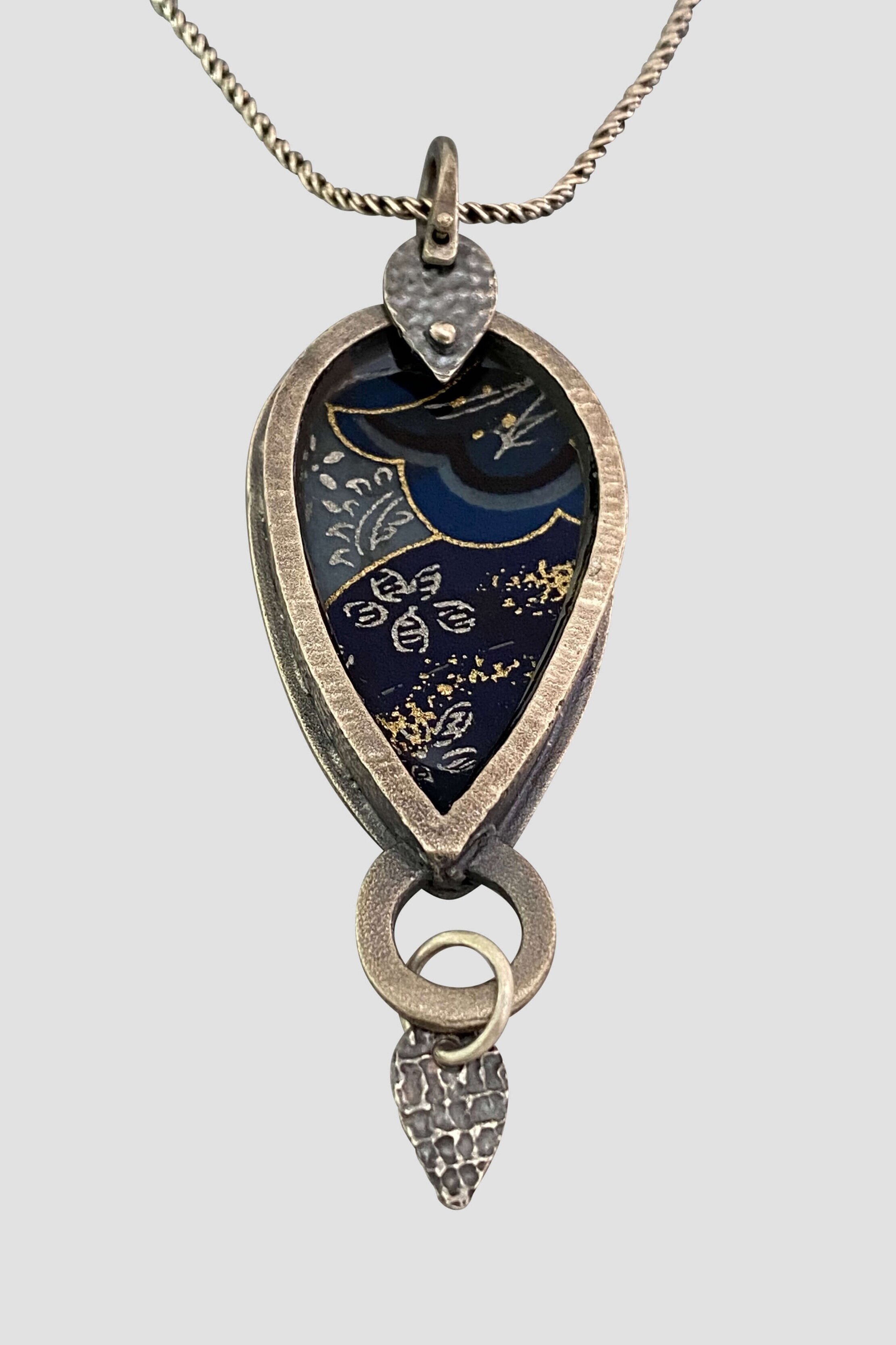 Teardrop Washi Pendant