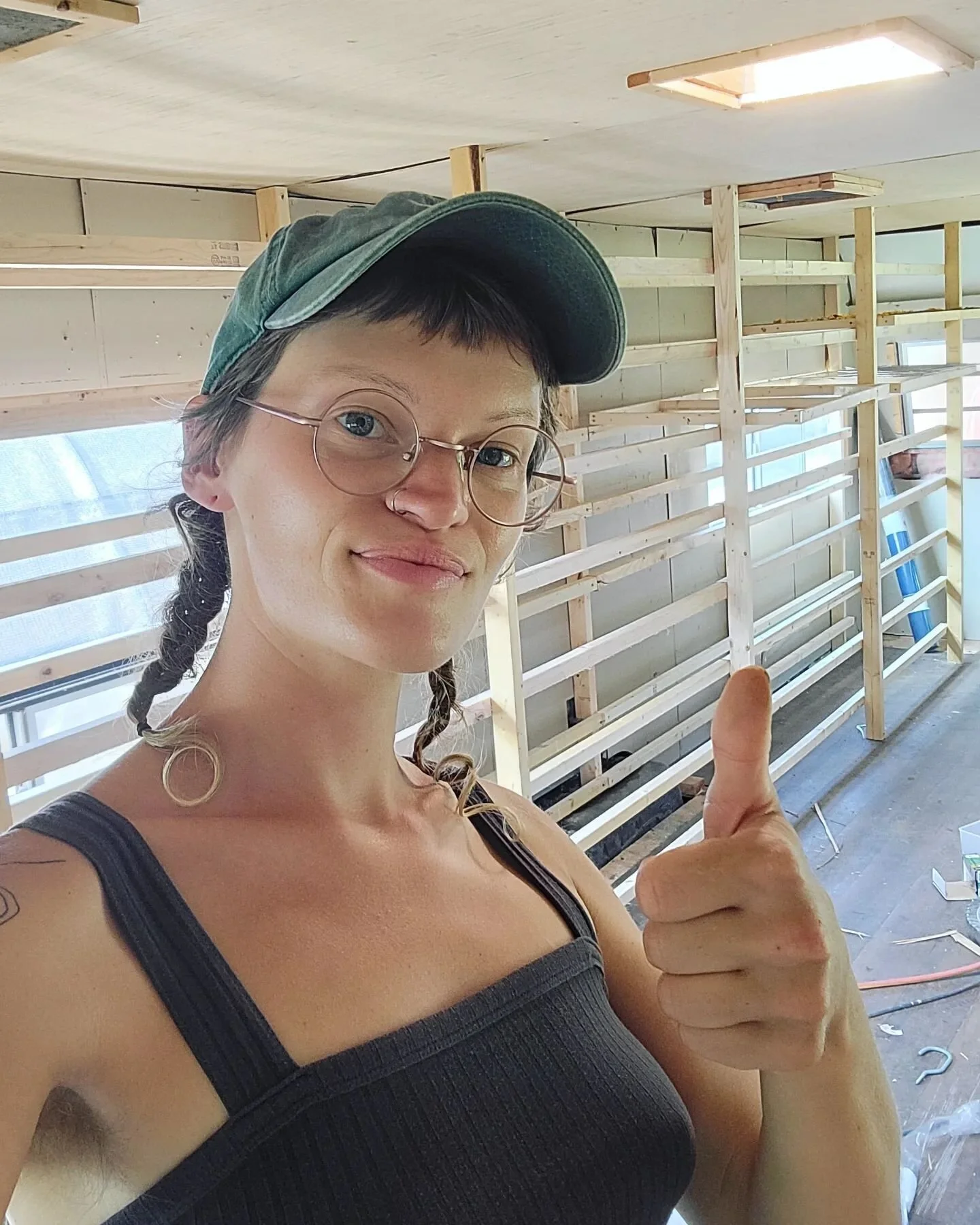 We're building an HERB DRYER!! We'll, Ryan is building it technically and I'm just here for the sweaty photo ops 🙃

We are jazzed that the camper has found yet another way to hold and home friends, only these friends are of the plant variety (one of