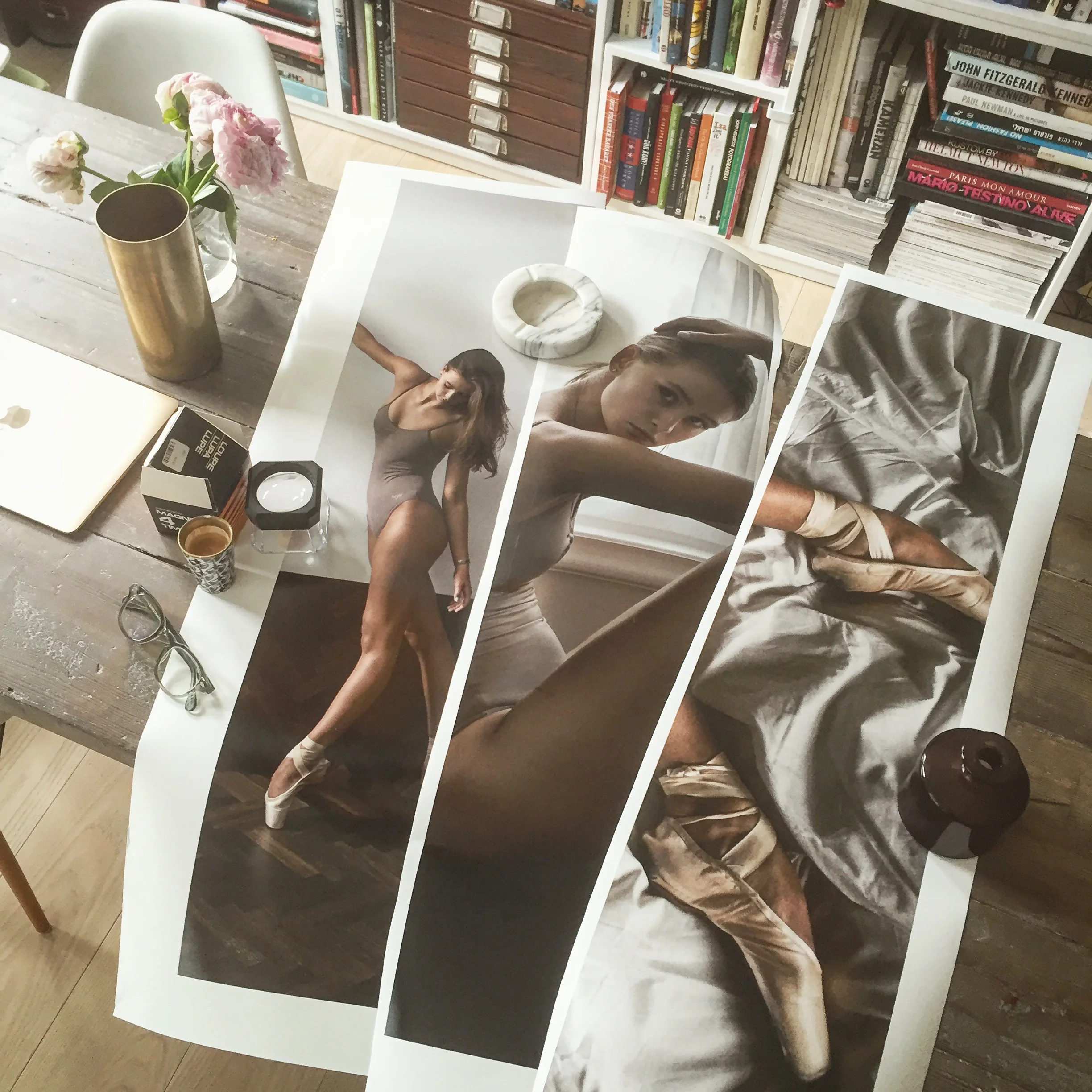  Looking at test prints for the Ballerina Hotel 