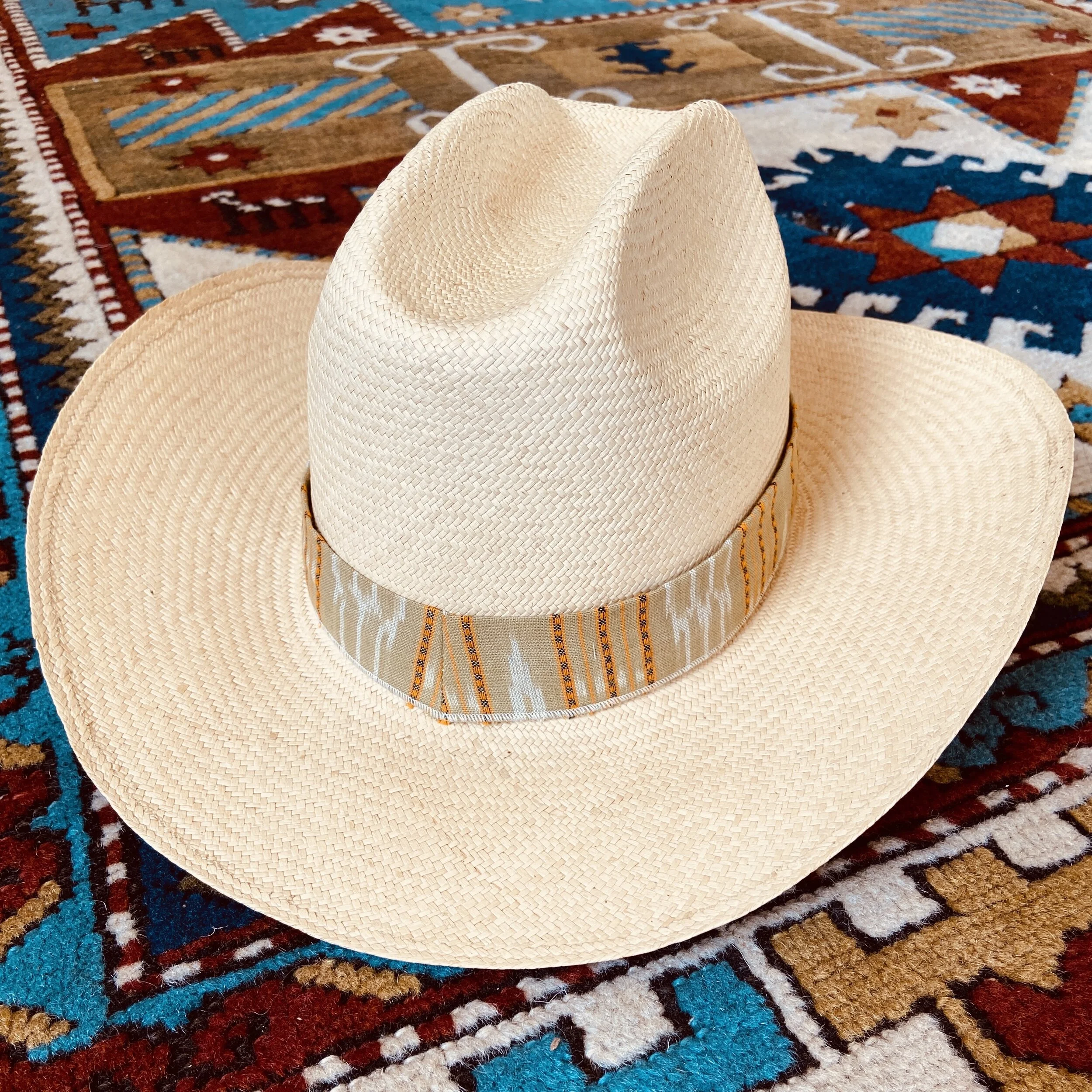 western gold hat band