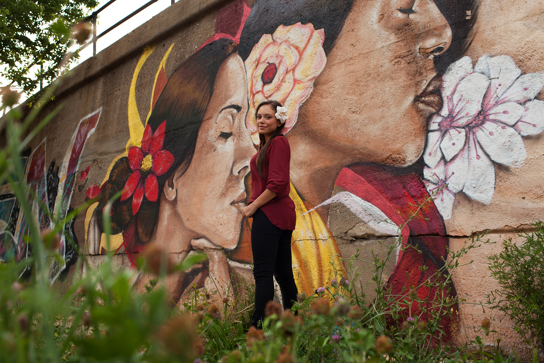 Max Sansing’s mural at 16th and Paulina Street in Pilson, Chicago