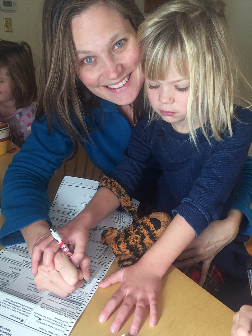 Willa with her Mom, Alison.