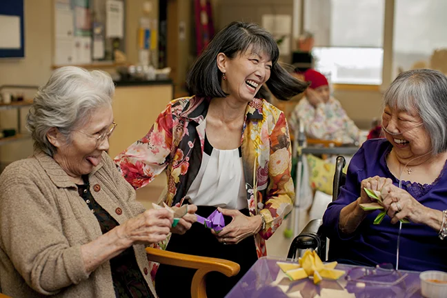 Washington State Representative Sharon Tomiko Santos at her place of special meaning – Keiro Nursing Home, Seattle.