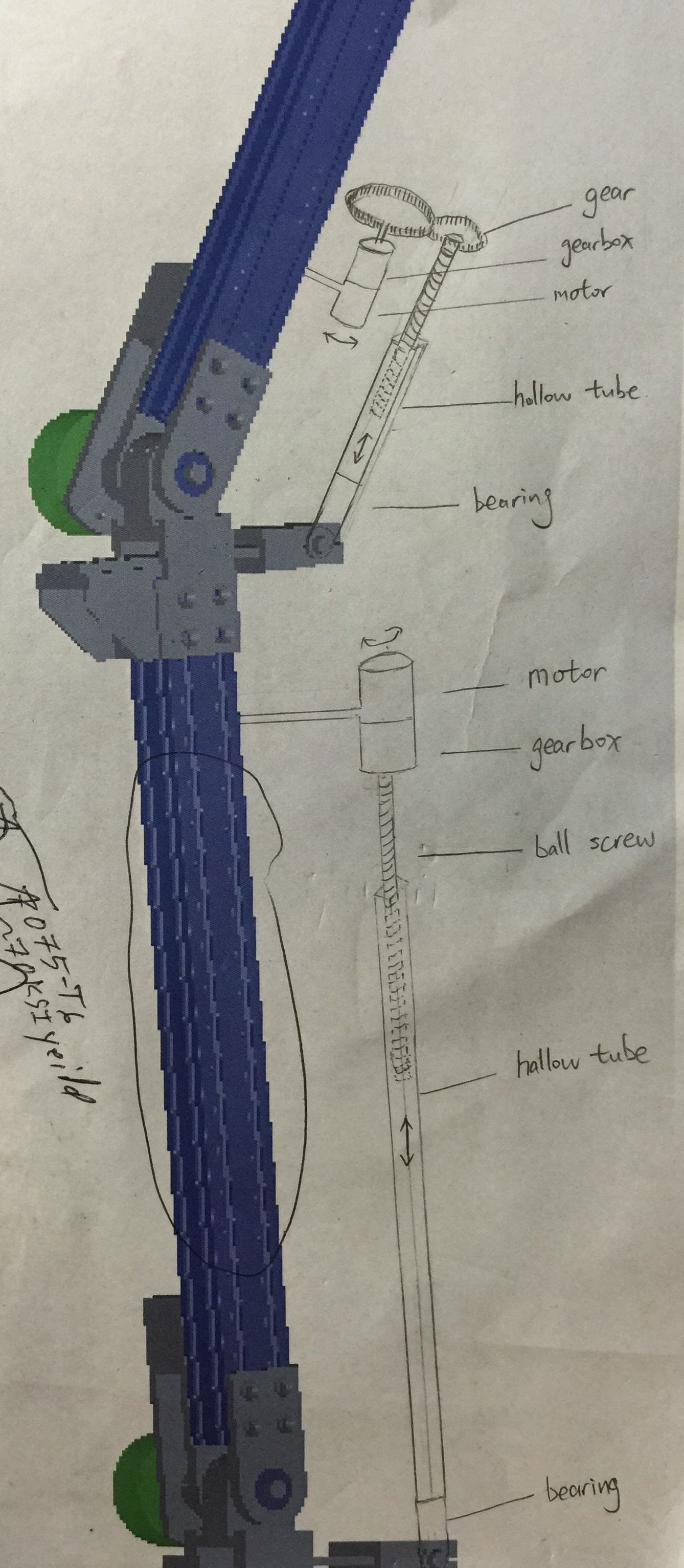 Leaf Spring Mounting Cad and Actuator Concept