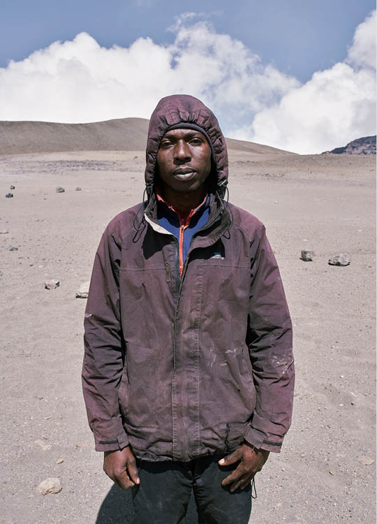 Cliff Felix Shayo, Glacier Camp, 5760 meters