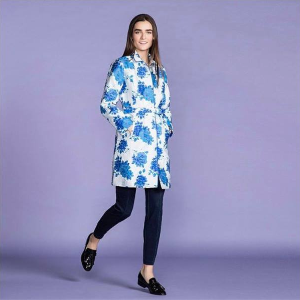 Floral Tapestry Overcoat - March 2017 - Isaac MIzrahi Live!