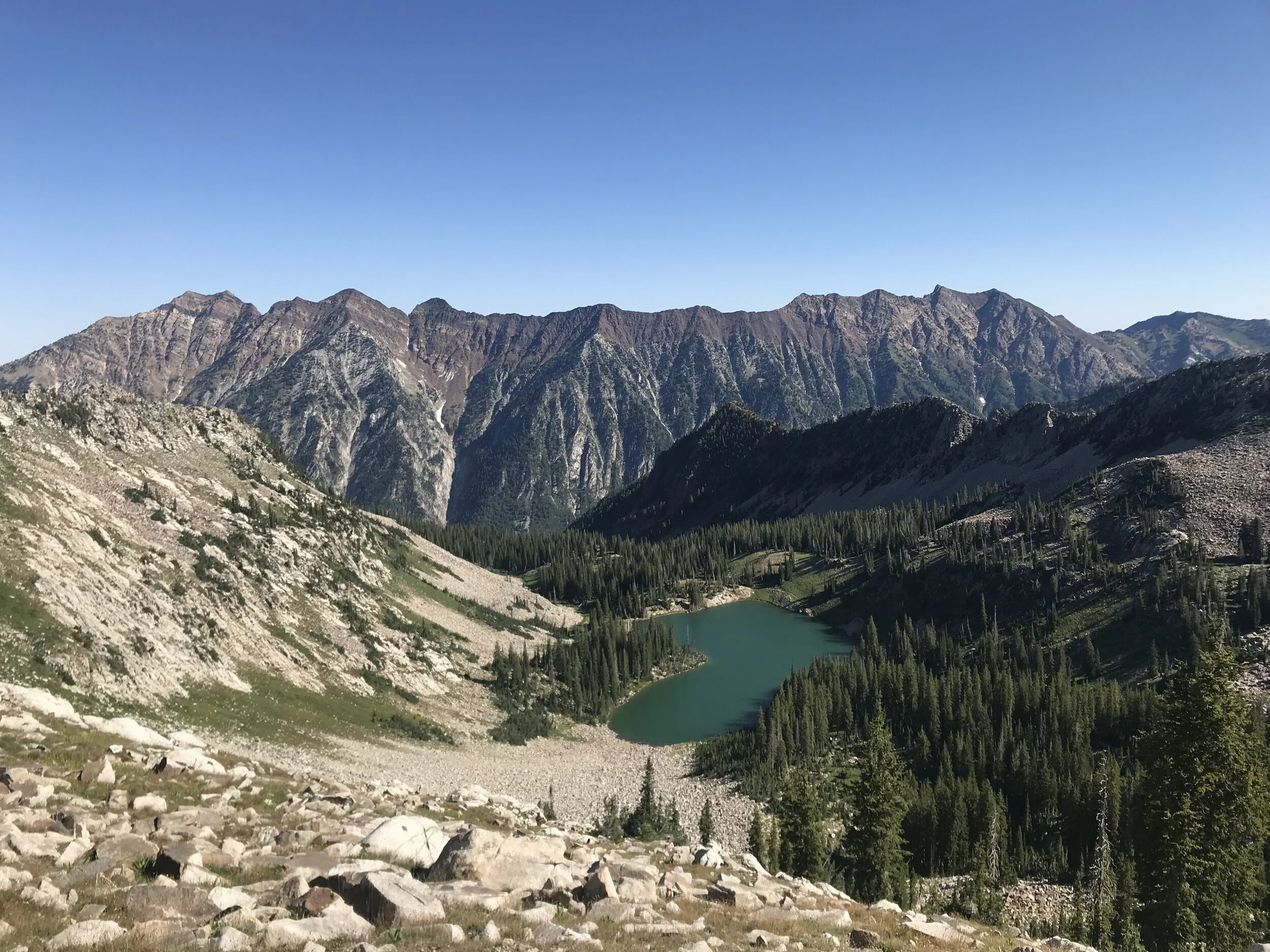 Ridgeline Views of the Wasatch from above Red Pine Lake, LCC - Salt Lake City, UT