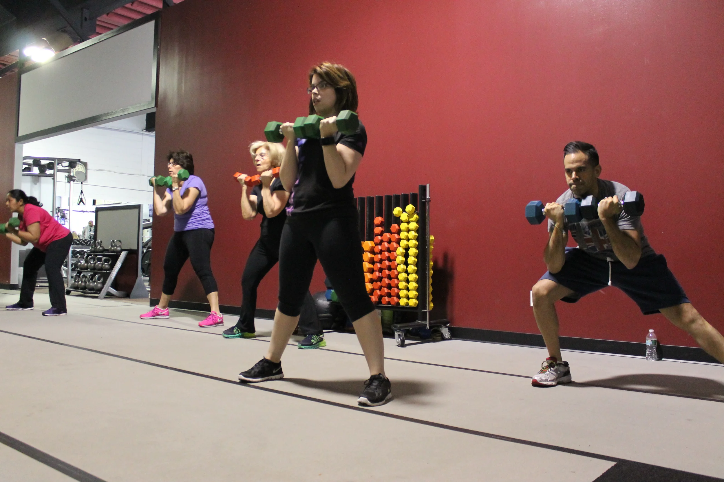 We always keep the intensity high by implementing different routines in every workout!
