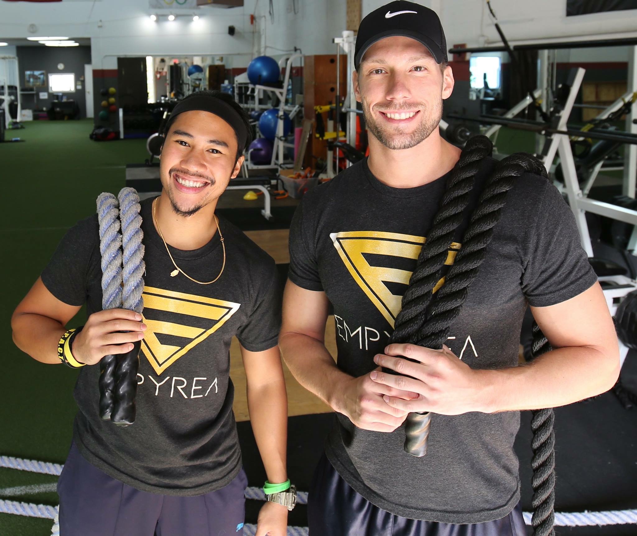Co-Owners of Empyrea Group Training : (Left) Carl Anthony Grande, B.S., NASM CPT, PES and (Right) Justin Marrone, B.A., NASM CPT, Precision Nutrition Level 1 Coach