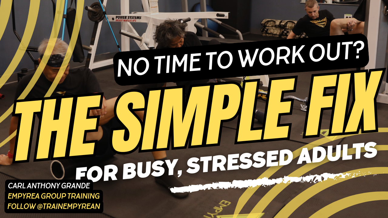 No Time to Work Out? The Simple Fix for Busy, Stressed Adults