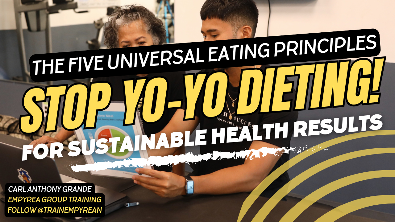 🛑 Stop Dieting: Follow These 5 Principles for Lasting Results!