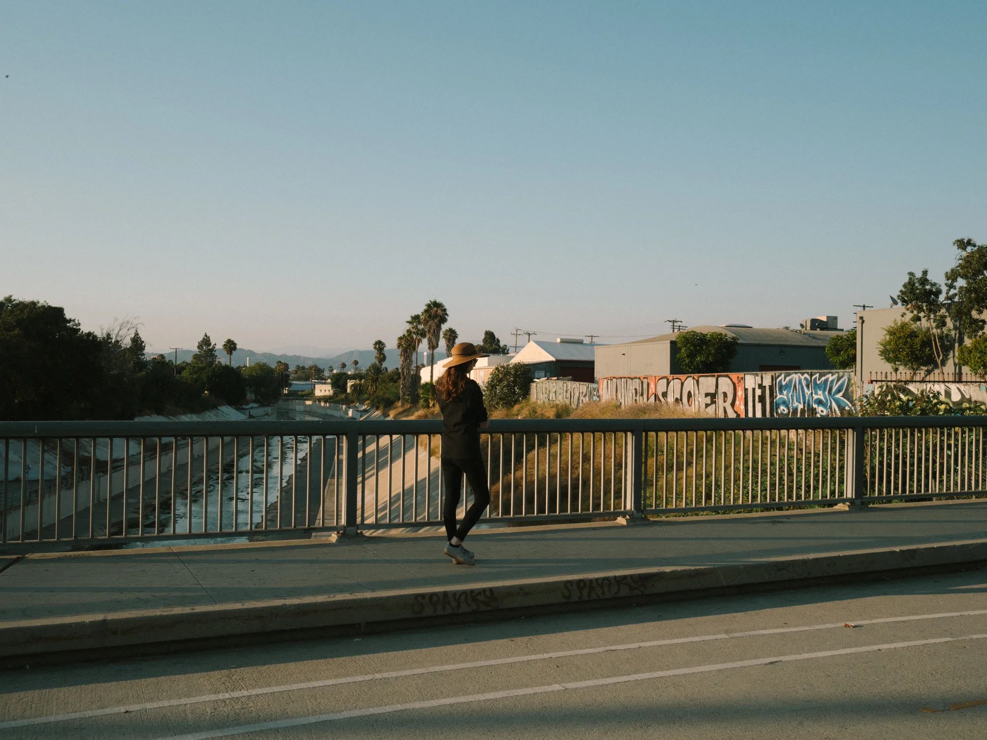 Girl on Bridge