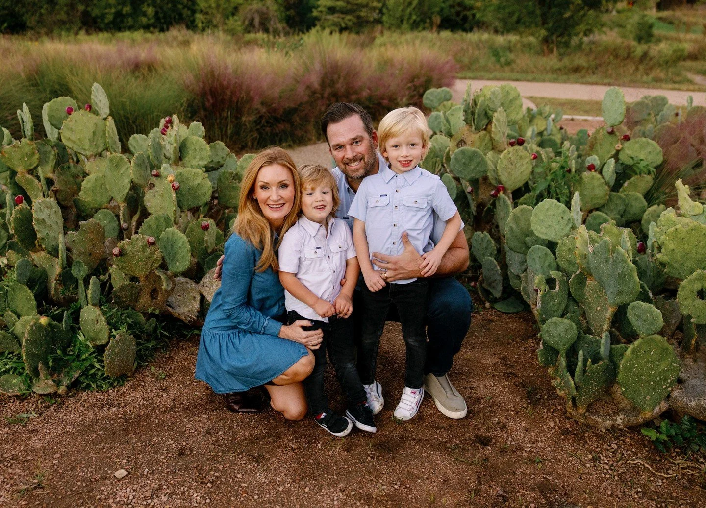 The best part about this photo is how their littlest boy rallied like a champ after face-planting right before this photo was taken.  He smiled and posed perfectly, and then as soon as I got the shot - he let the tears flow. Such a big guy!!!