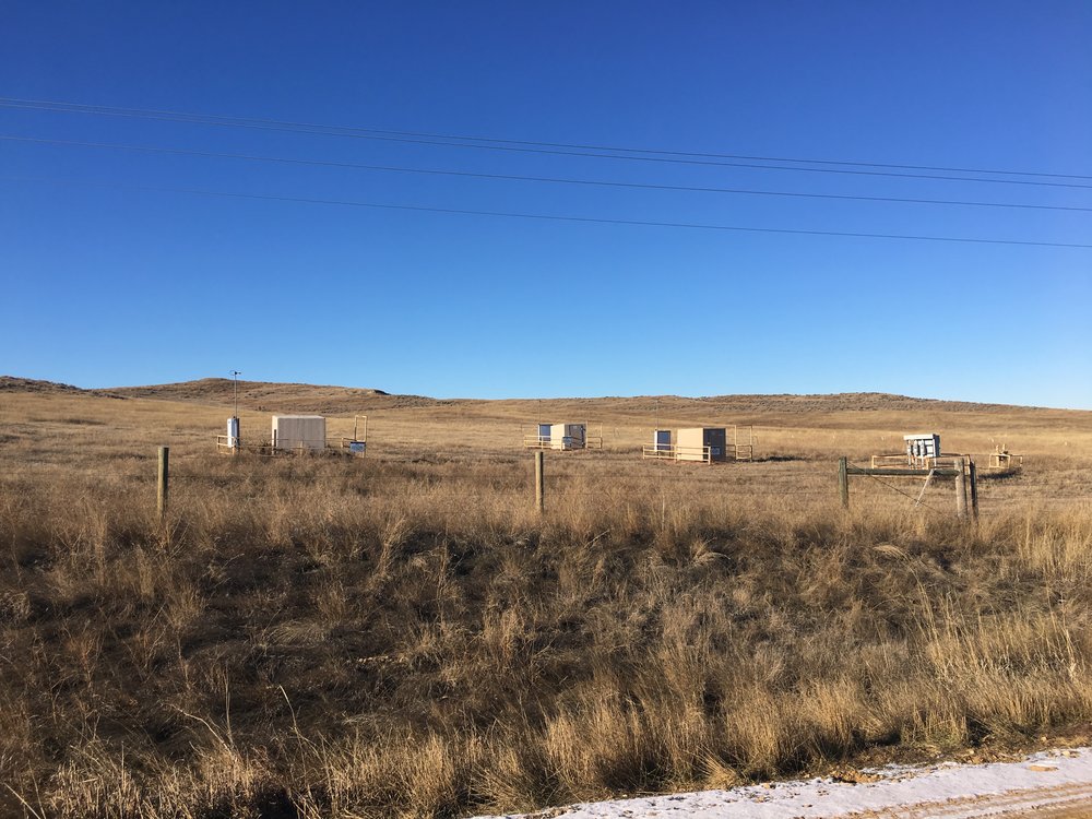 Collection of orphaned coalbed methane wells and electrical infrastructure, Sheridan County, WY