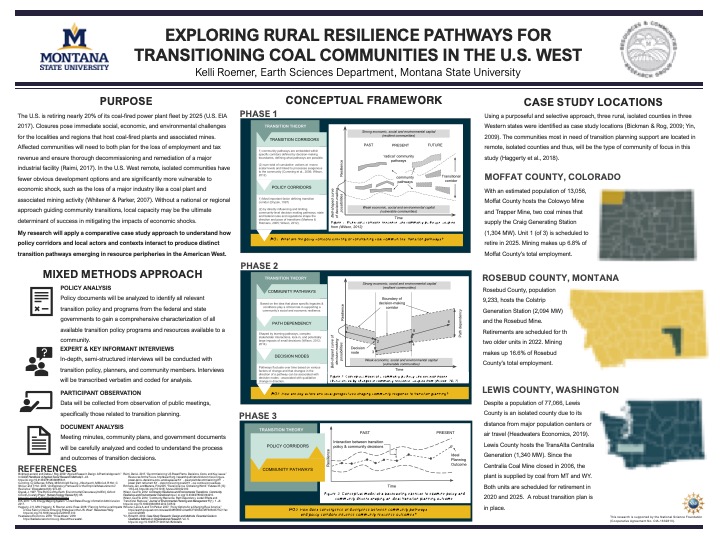 Exploring Rural Resilience Pathways for Transitioning Coal Communities in the U.S. West