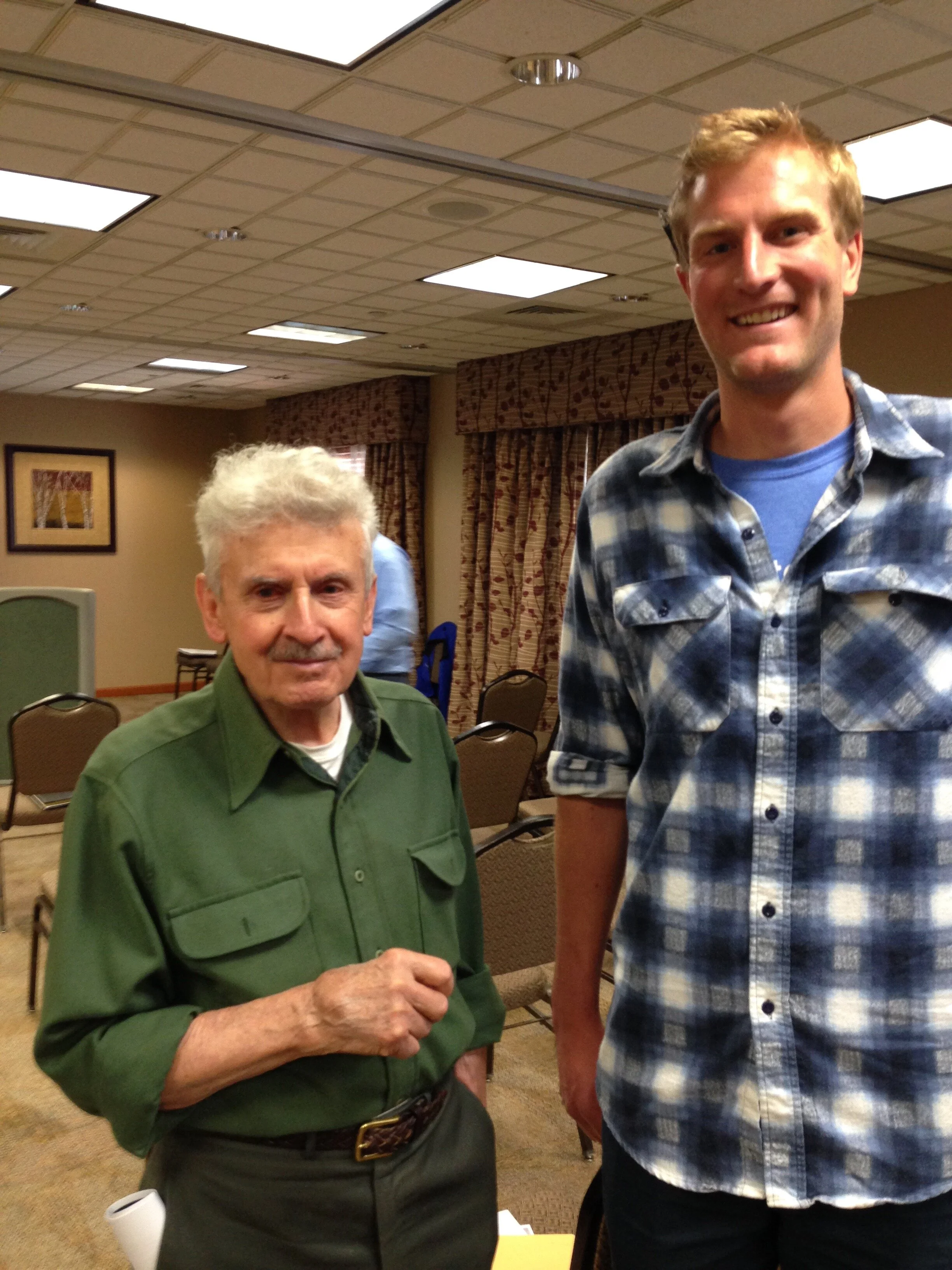 CARL HAMMING (on right)