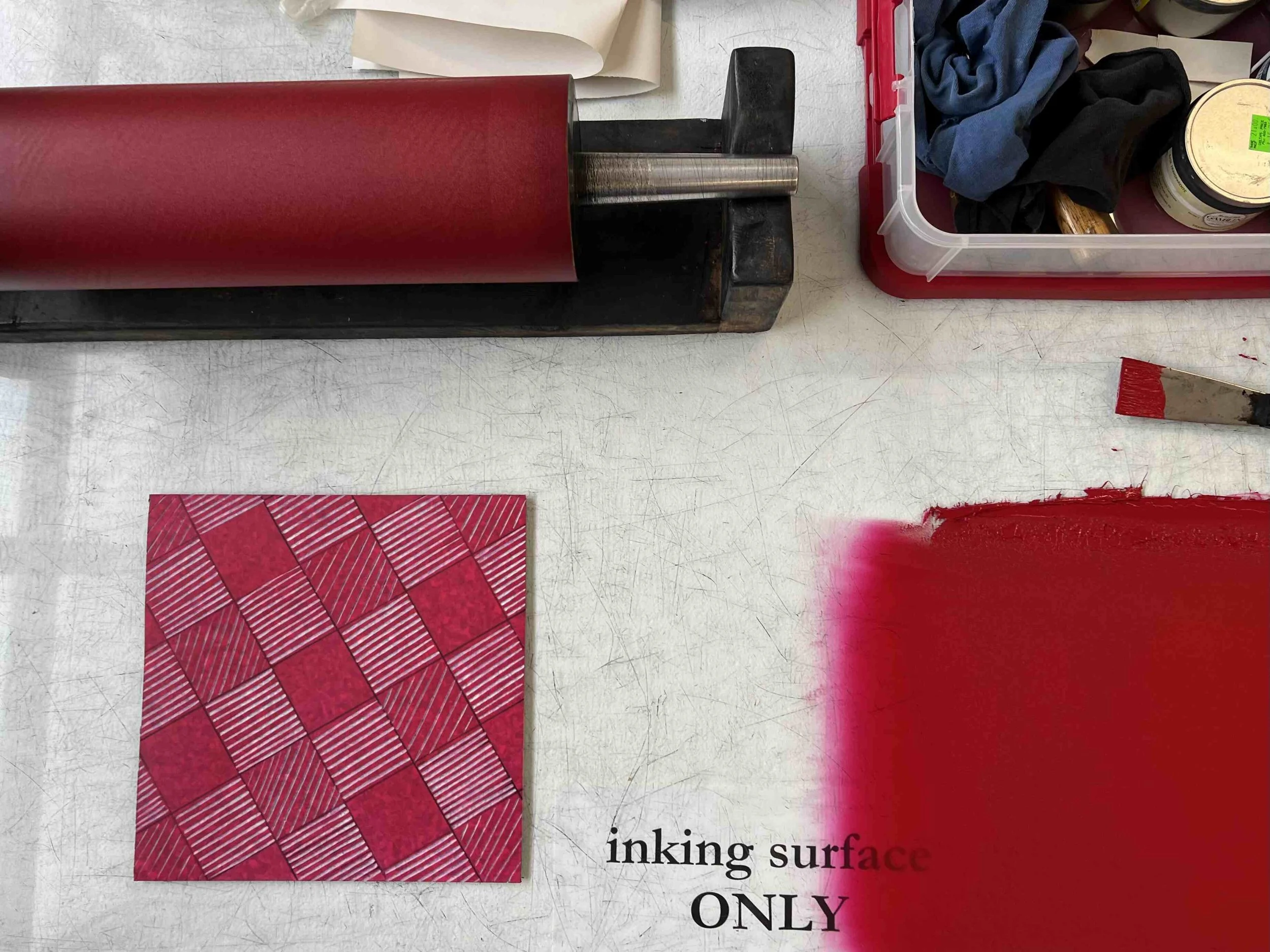 printing red