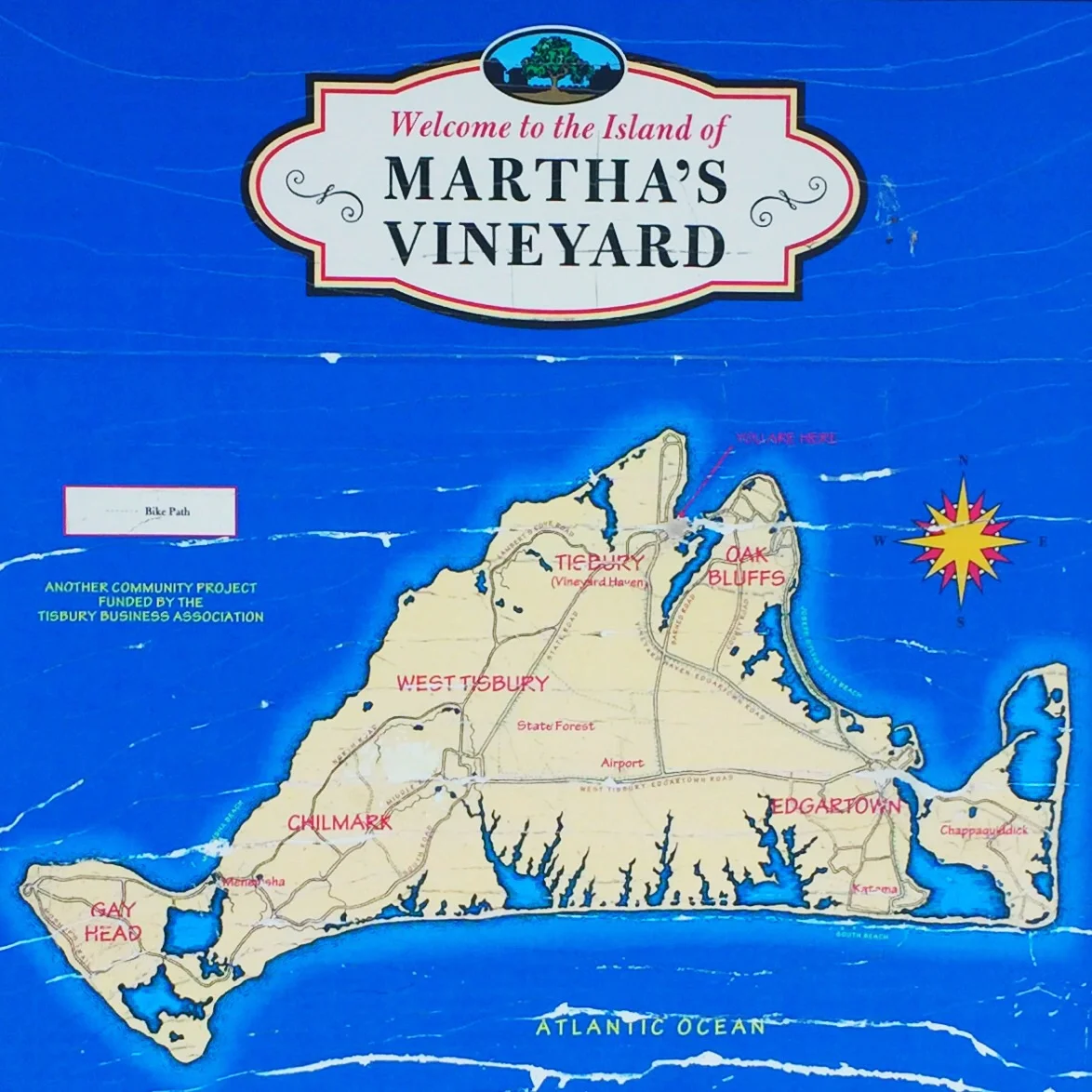 A map of the island.