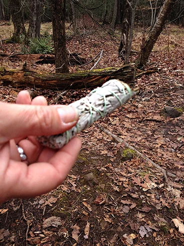 smudging the trail.