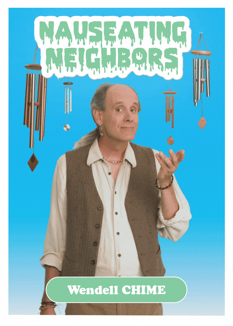 "Rotten Neighbors"  Trading Cards - Instagram 