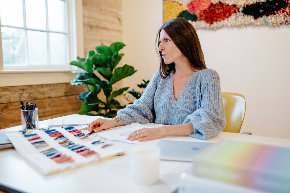 Co-founder: Catherine Carnevale at the ELEVEN SIX design studio, Kingston, NY   Photos by    @delainedacko