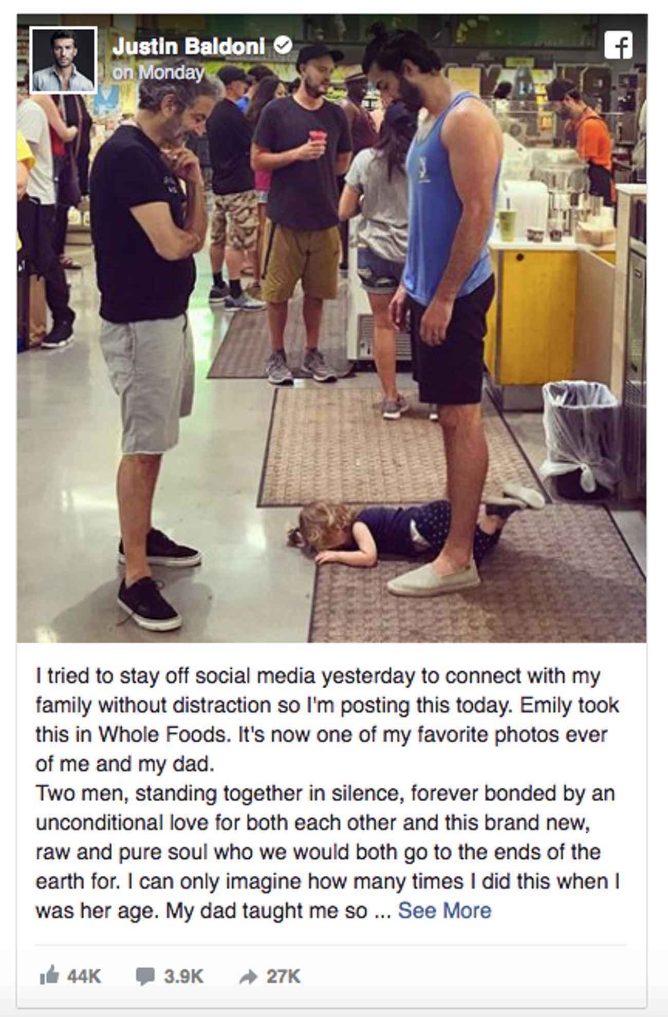 Image captured via Justin Baldoni/Facebook .