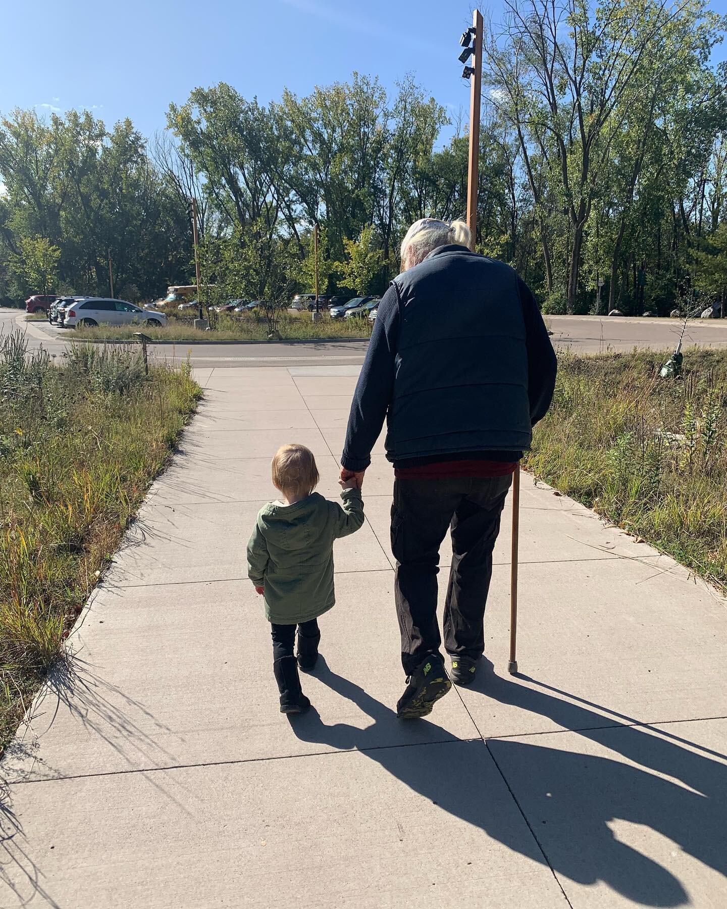 This week&rsquo;s #mommyday with Grandpa Charley ❤️