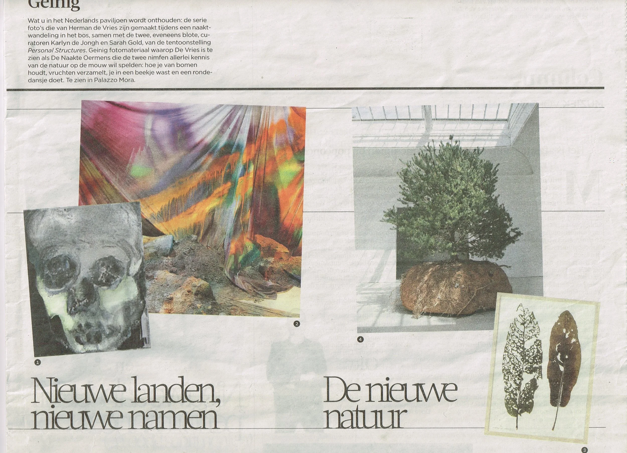 Volkskrant. Toekomst beelden by Ruther Pontzen. May 15, 2015.