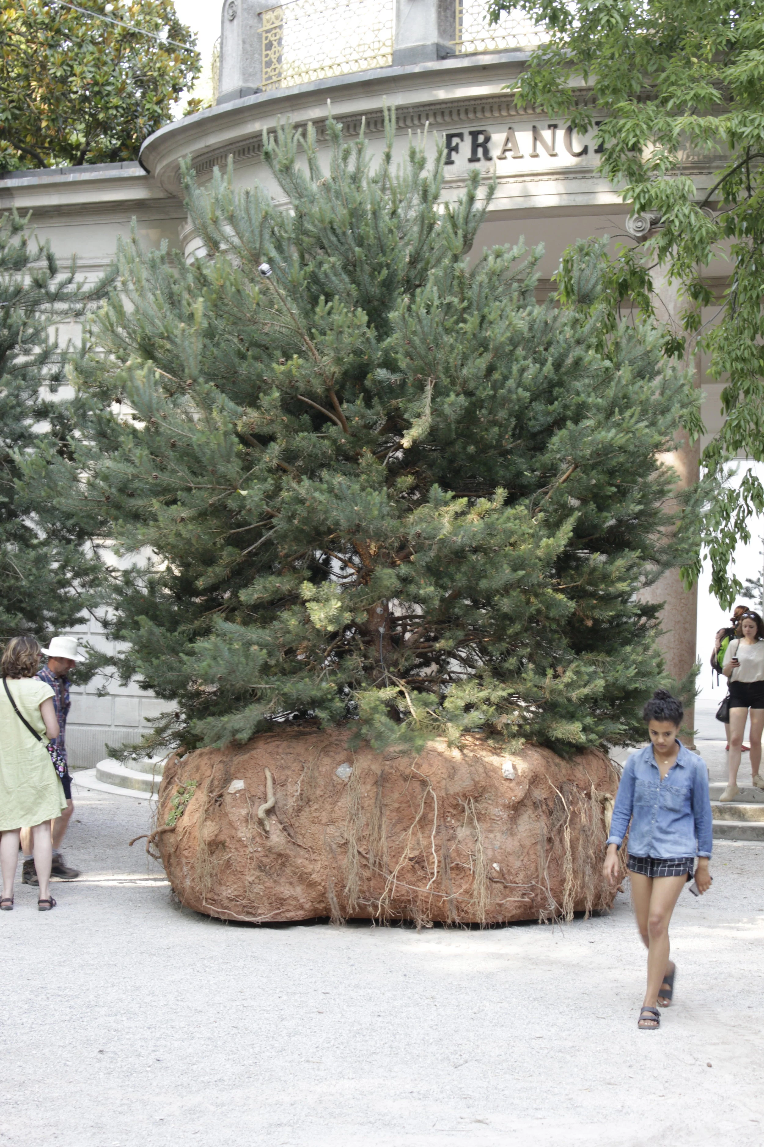 French pavilion 2015 by Celeste Boursier-Mougenot.