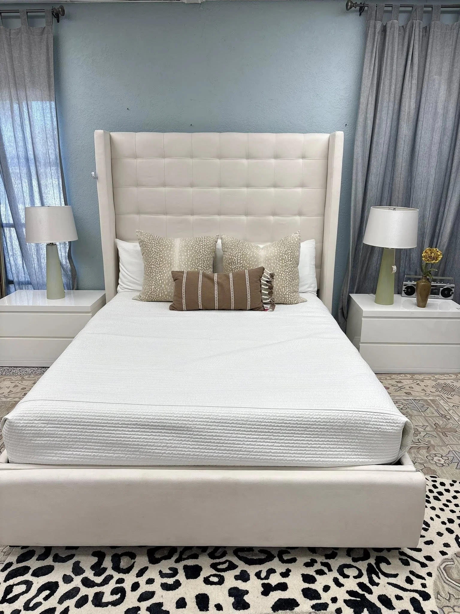 Queen Bed with Storage