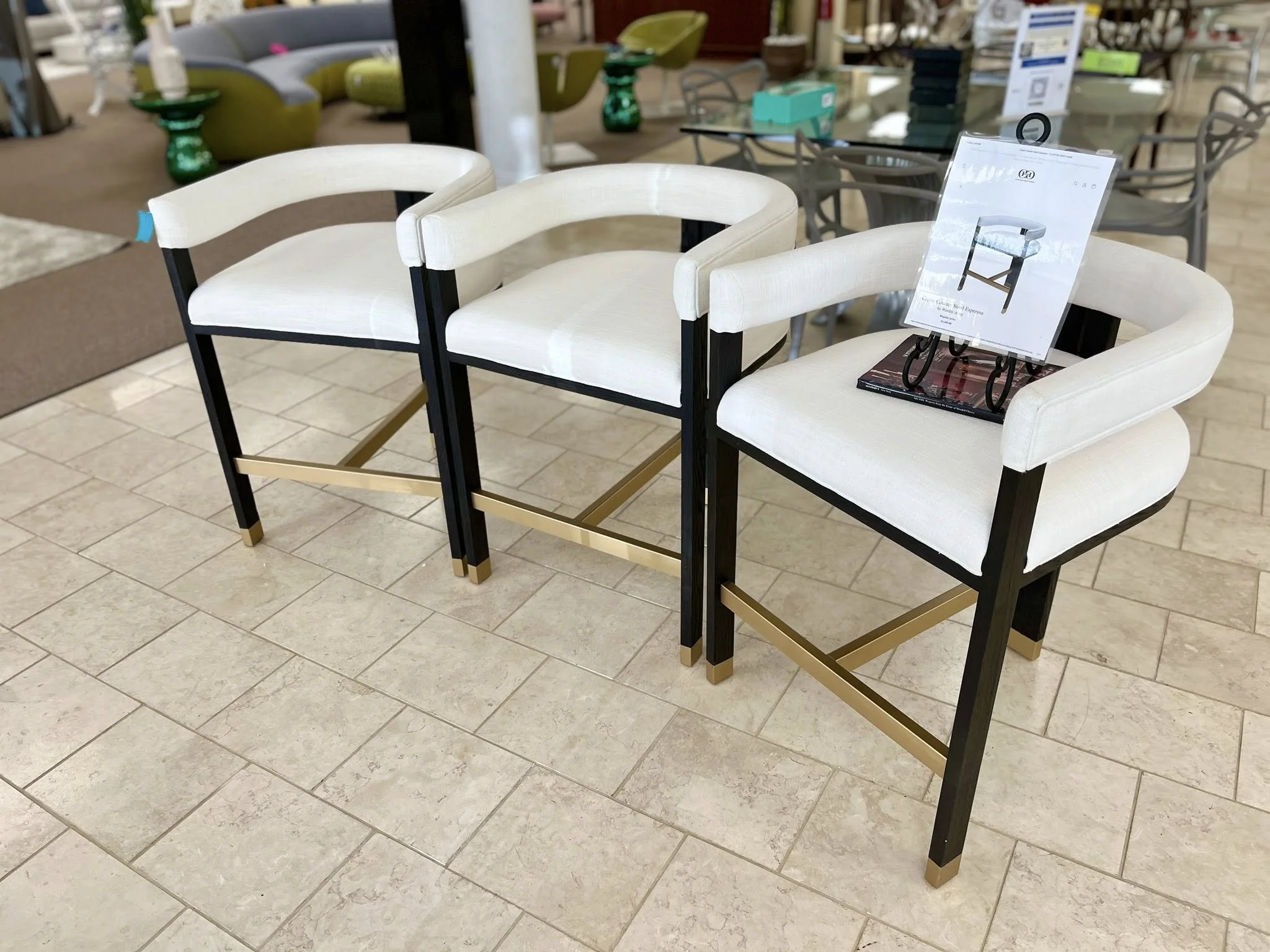 Worlds Away Counter Stools