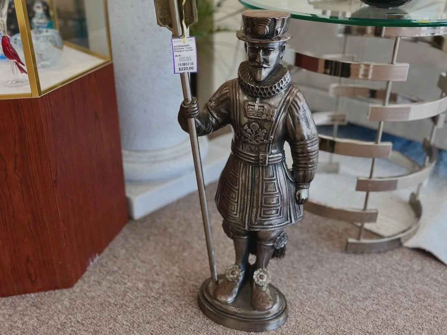 Tower of London Beefeater Fireplace Tool Holder