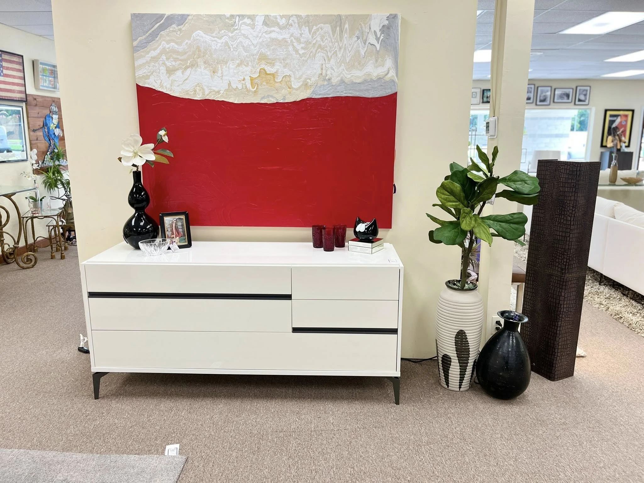 ALF Dresser with Bold Art