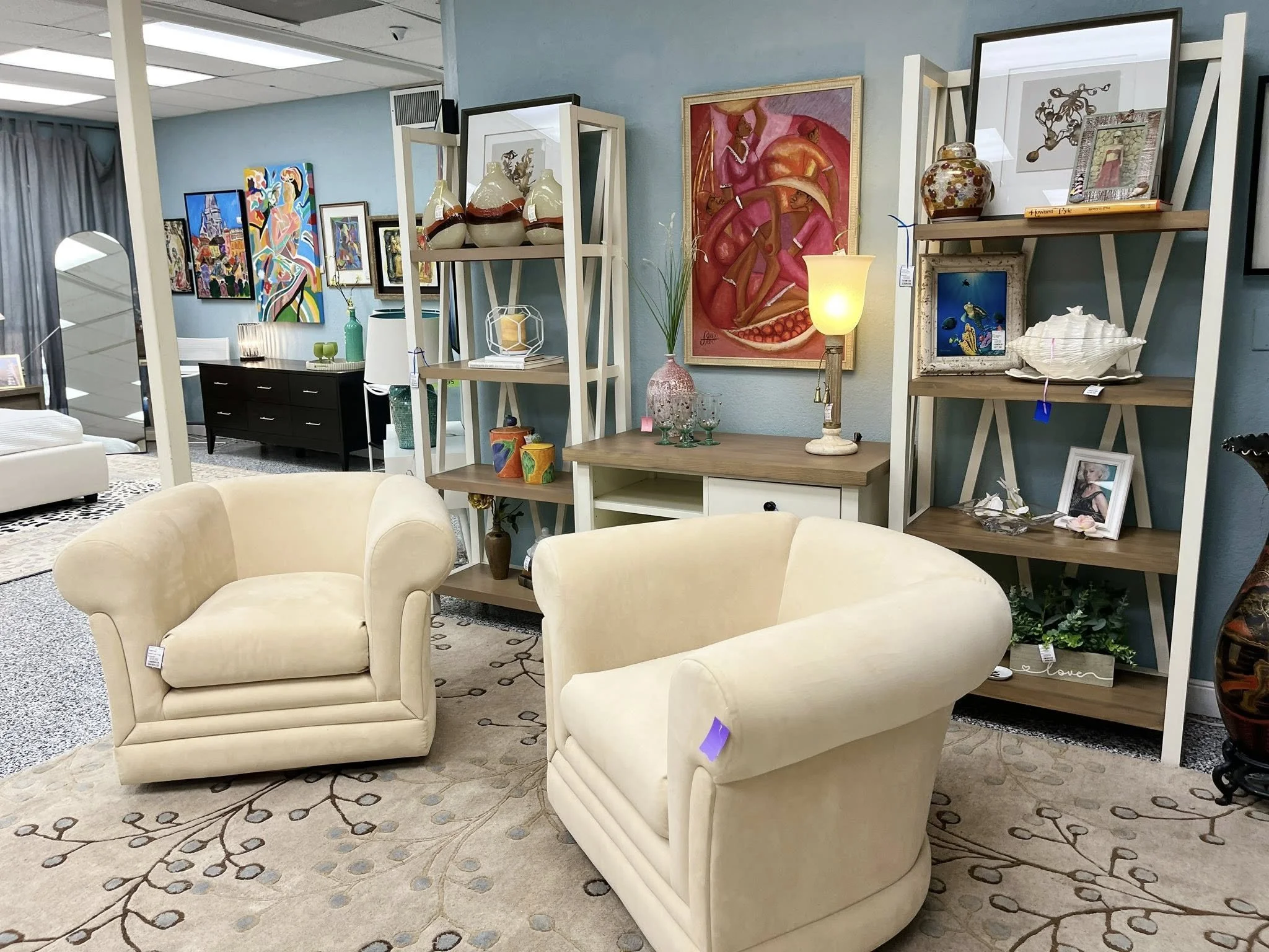 Display Unit, Swivel Chairs