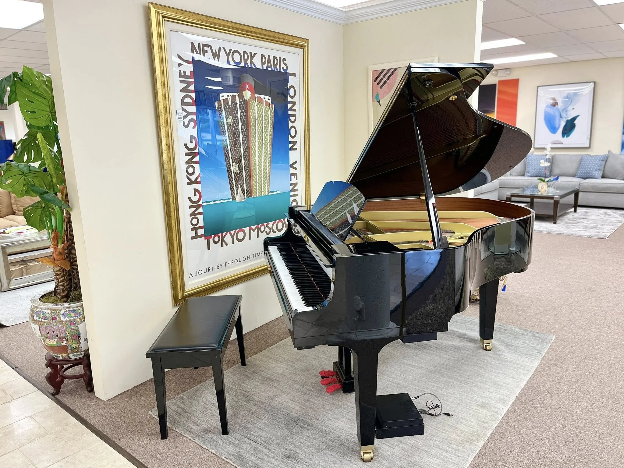 Yamaha GH1 Baby Grand, Louis Vuitton Poster