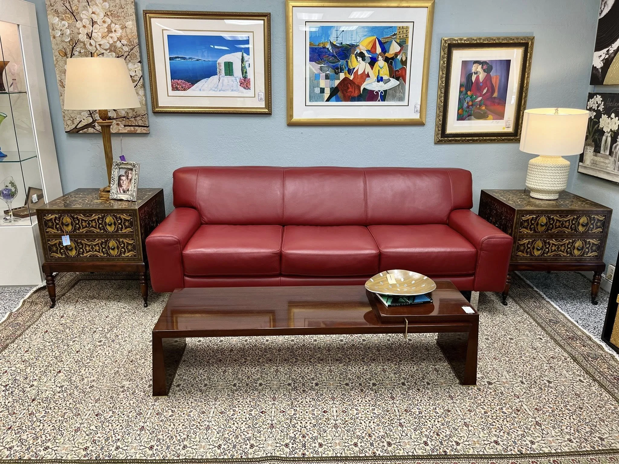 Baker Cocktail Table, Theodore Alexander Chests