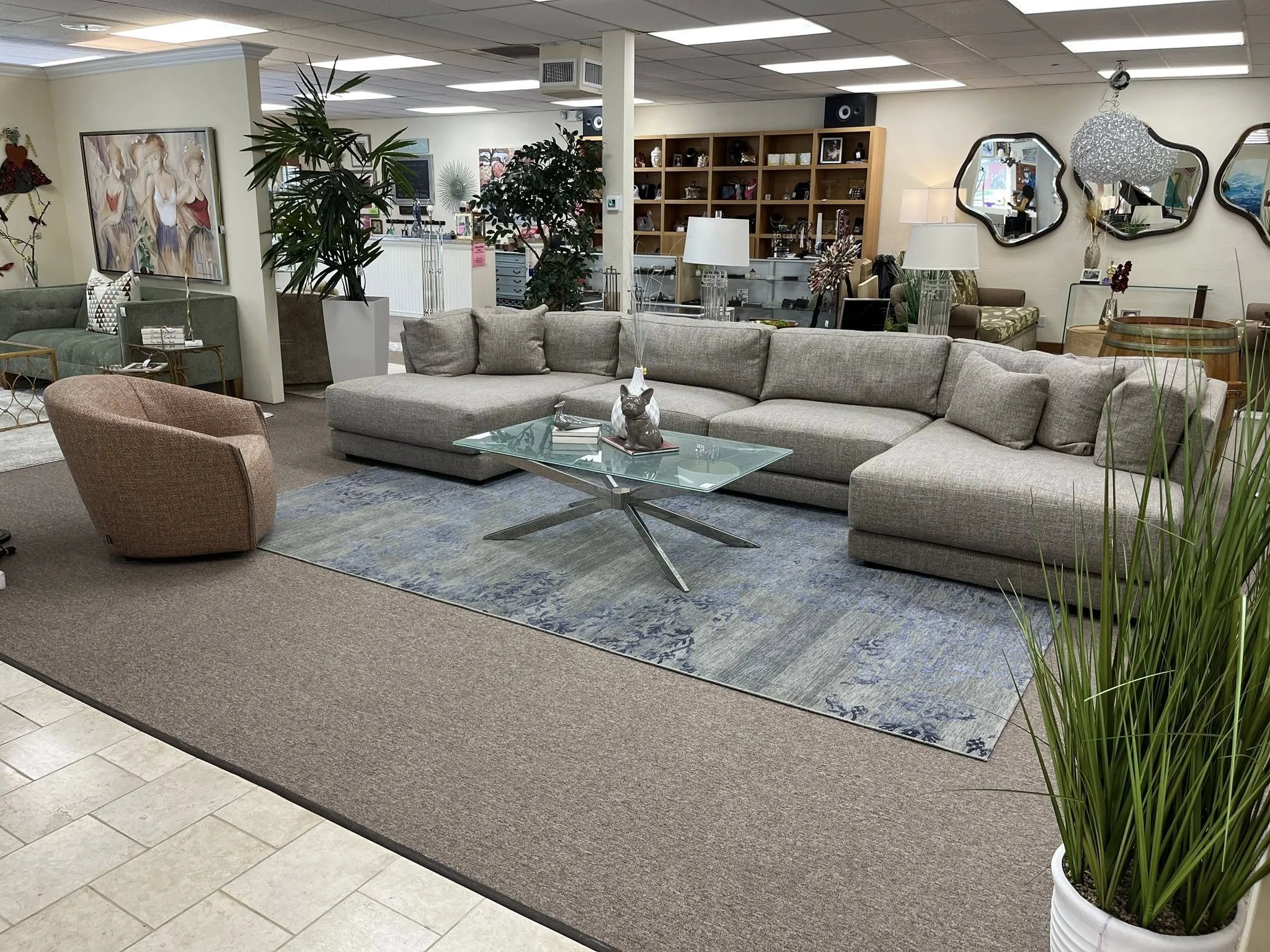 Swaim Sectional, Bonaldo Barrel Chair