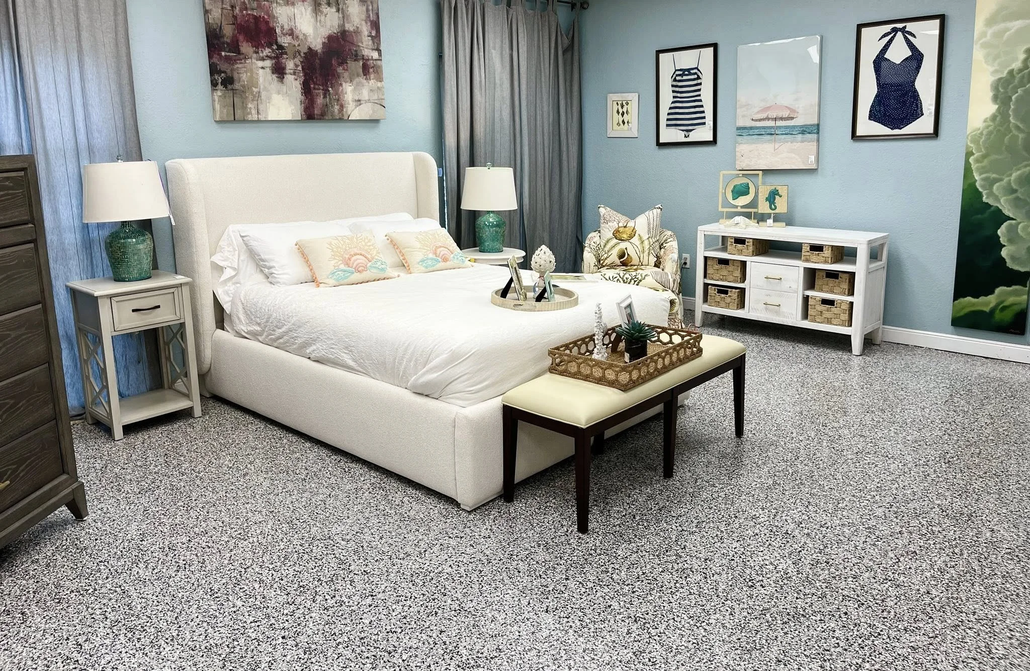 Upholstered Platform Bed