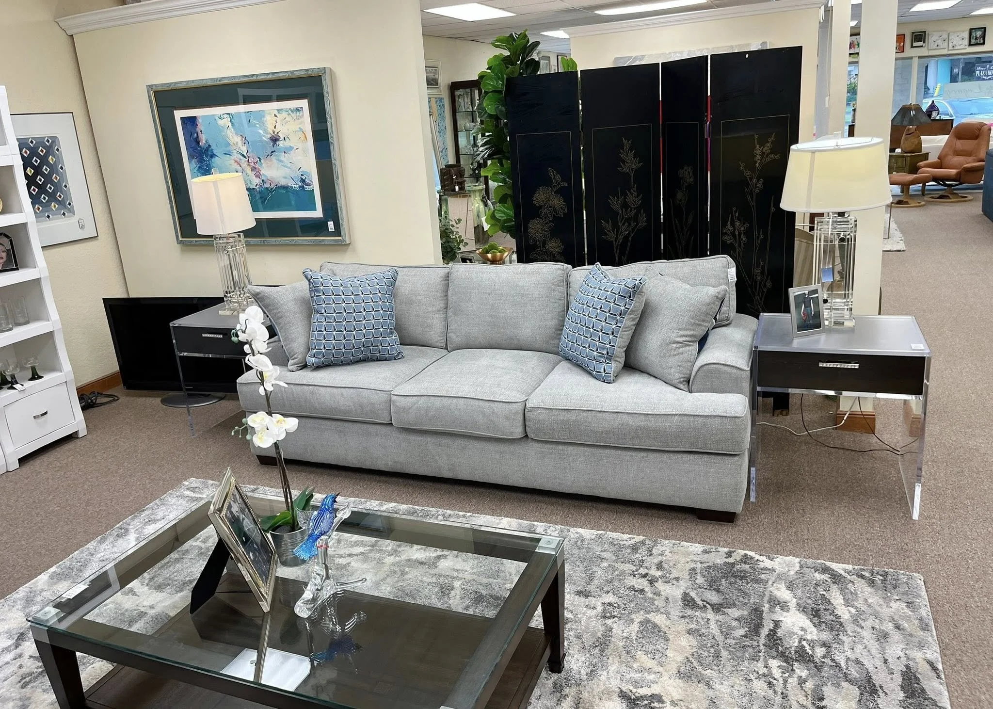 Matching Gray Sofa