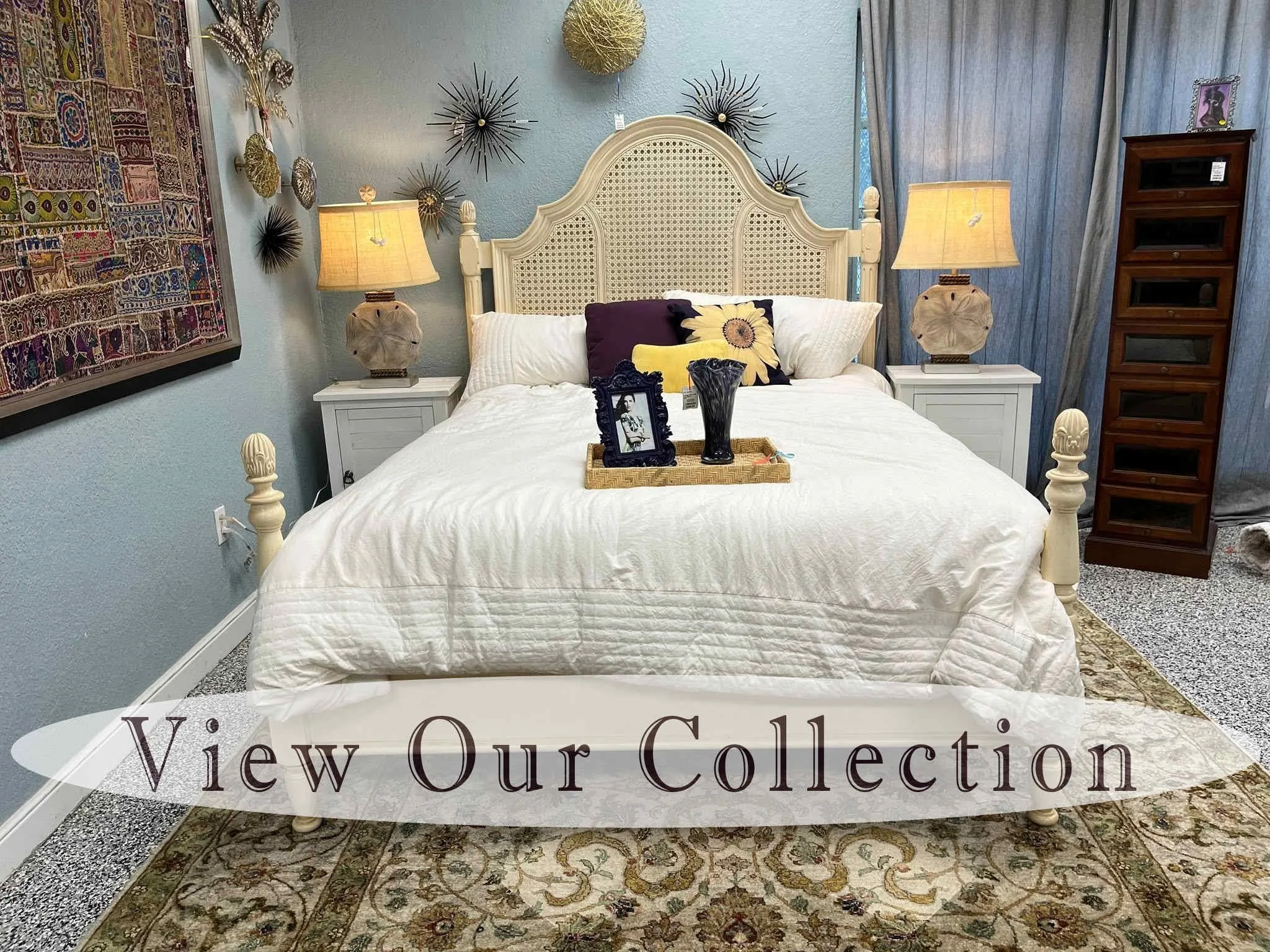 32 caned bed sand dollar lamps.jpg