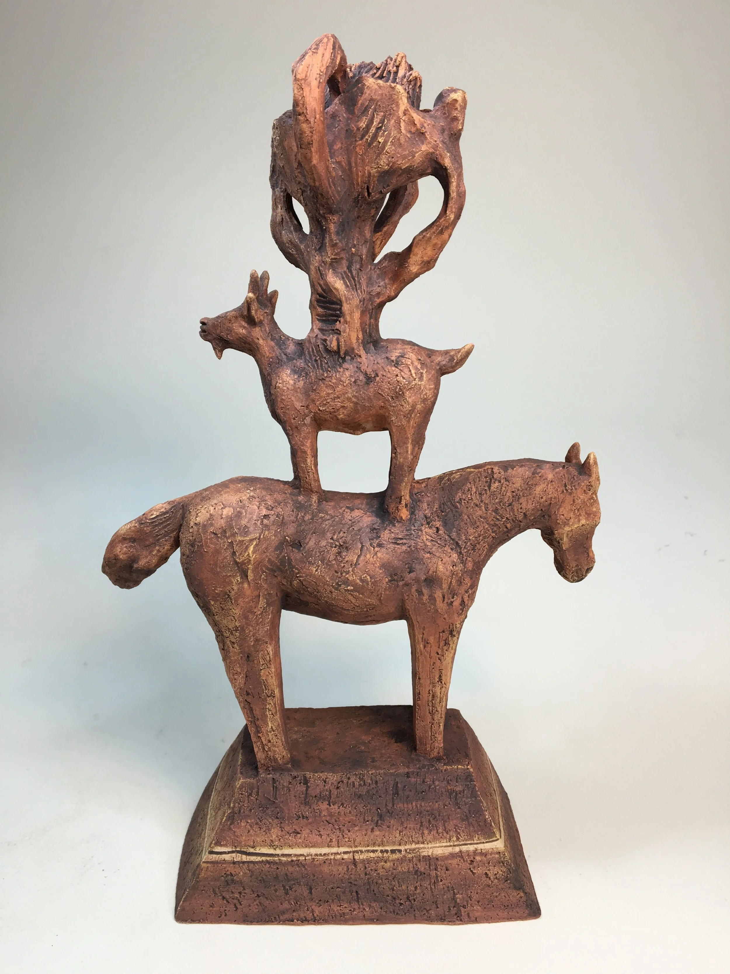 horse/goat/jardiniere, ht.11"