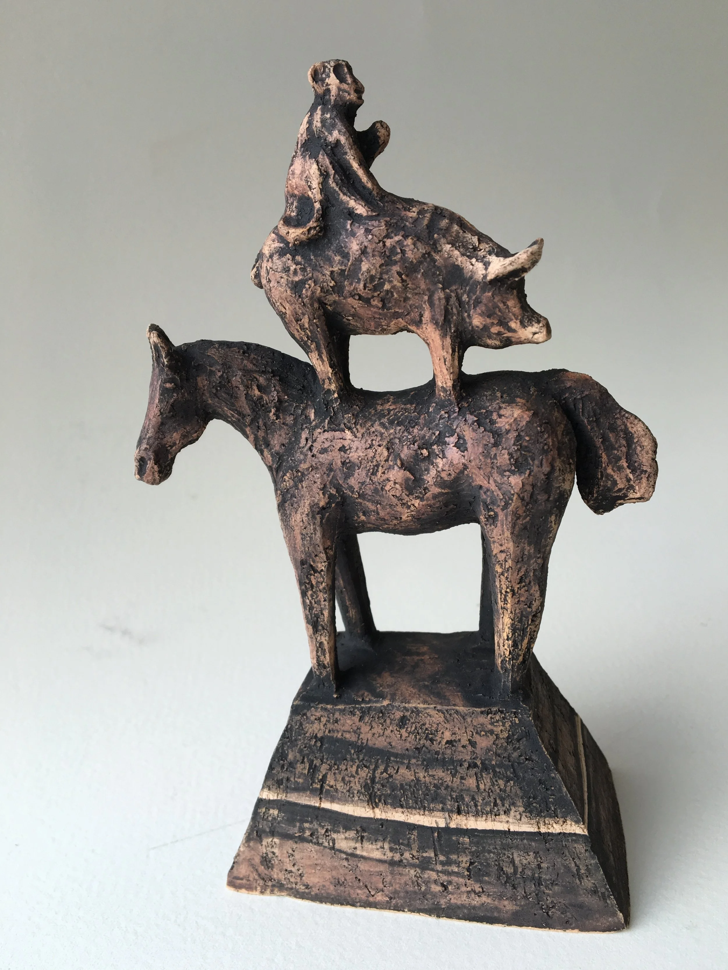 horse/pig/monkey #5, ht.5" sold