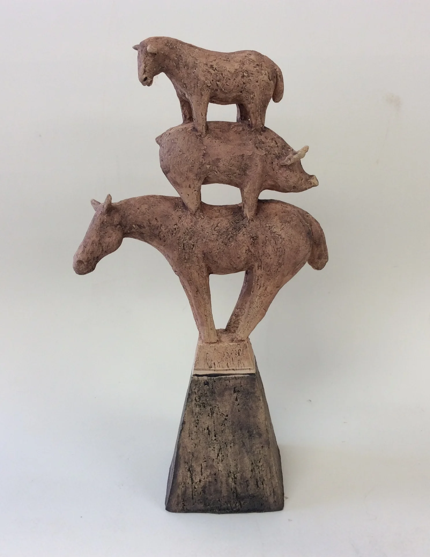horse/pig/sheep #3, ht 9", SOLD