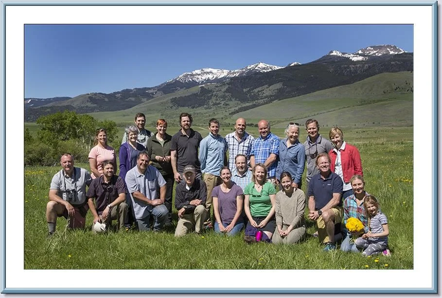 GYC staff and board members in Montana's Tom Miner Basin last year. (Photo GYC.)