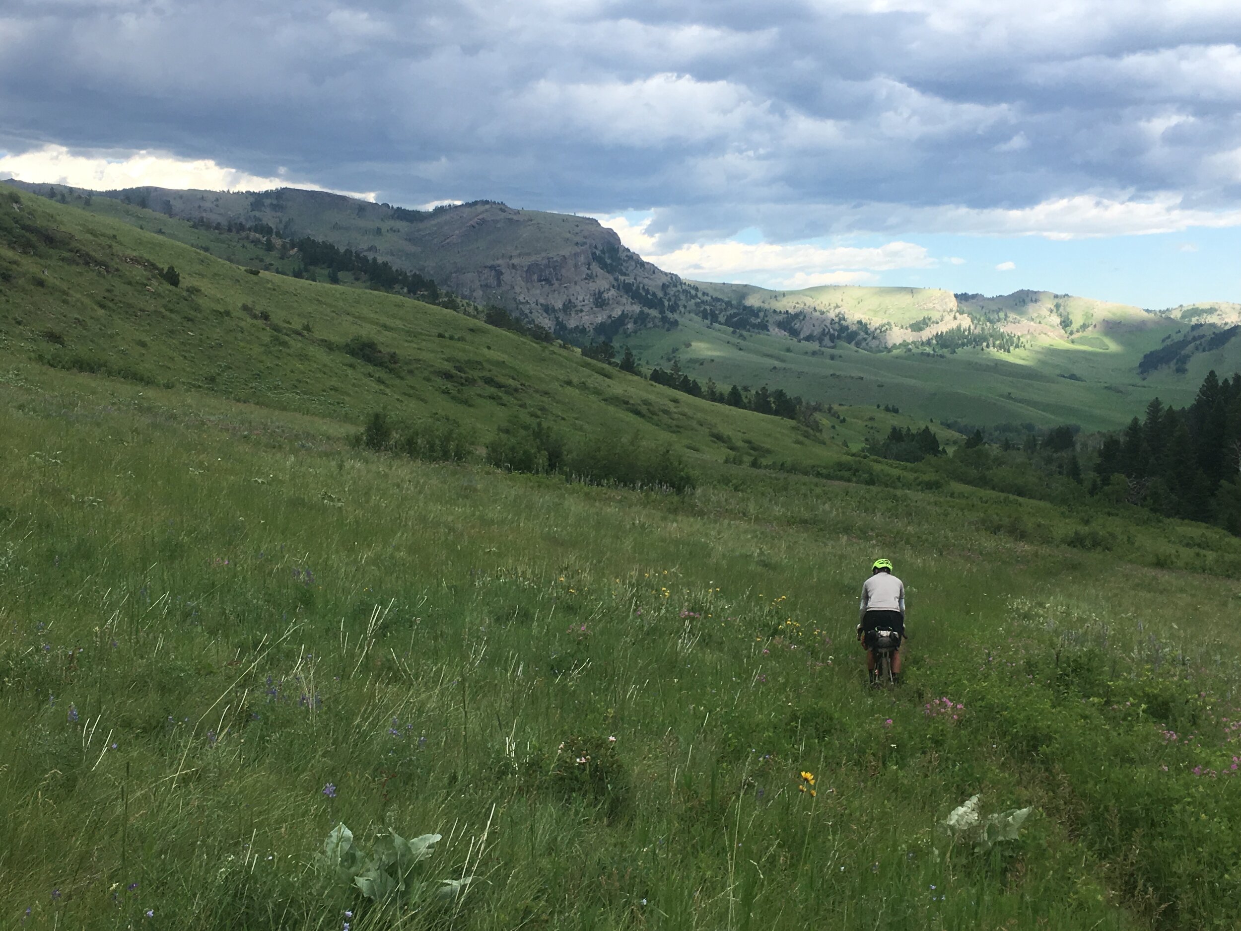 Dropping into Meyers Creek