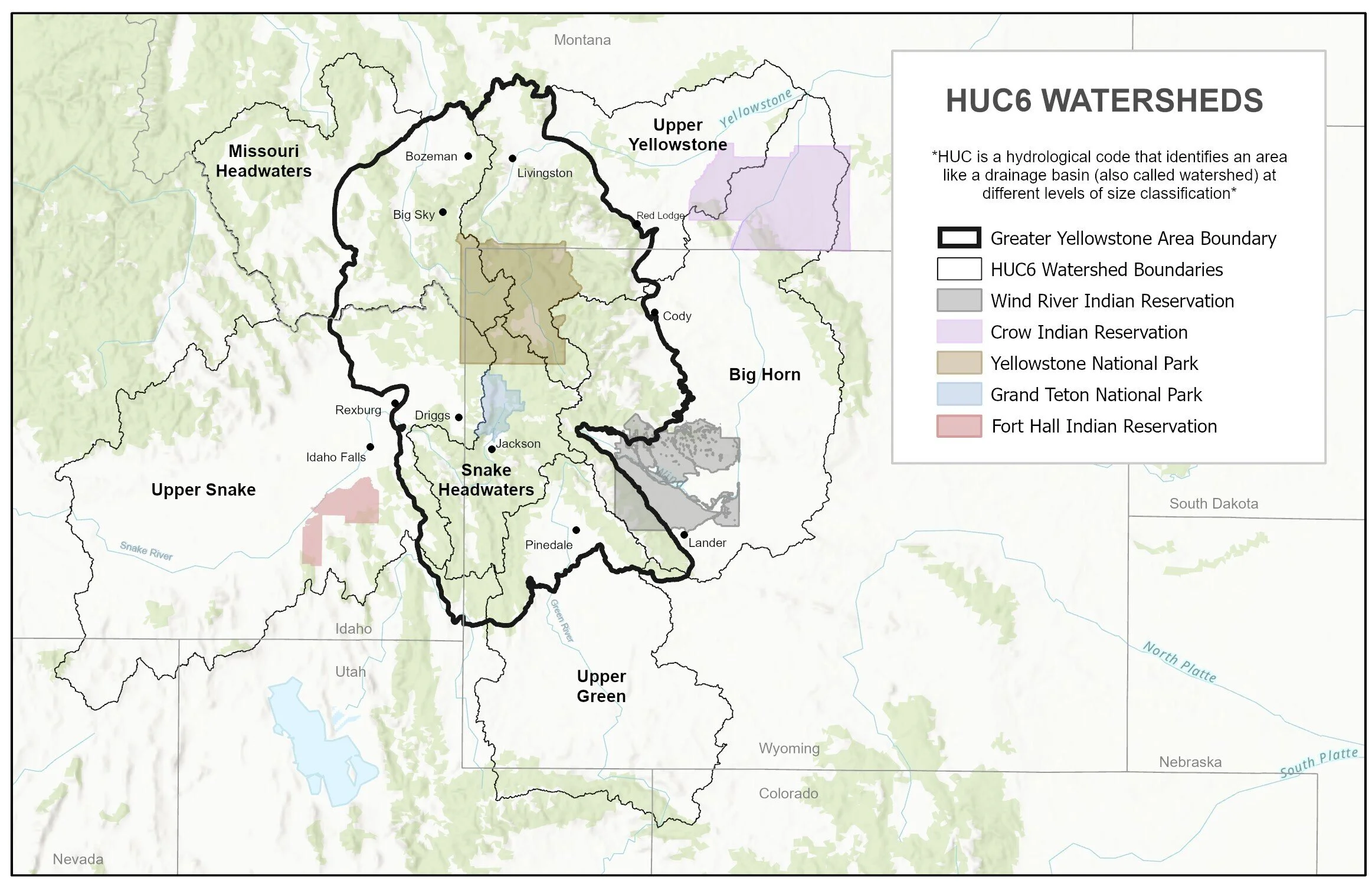 Greater Yellowstone Ecosystem Map Greater Yellowstone Climate Assessment — Greater Yellowstone Coalition