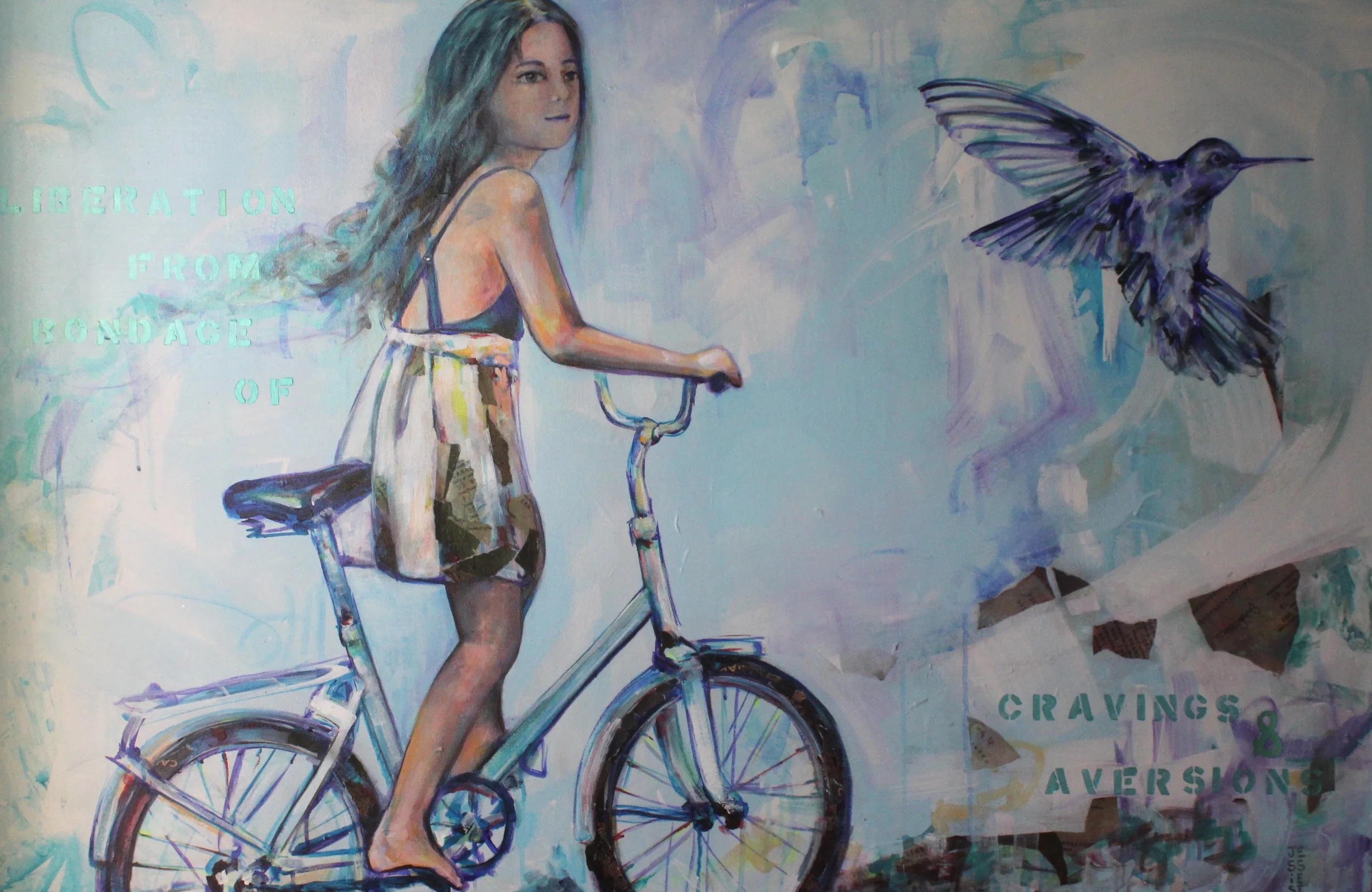 Julie. 3'X4', Acrylic on Canvas. 2015.