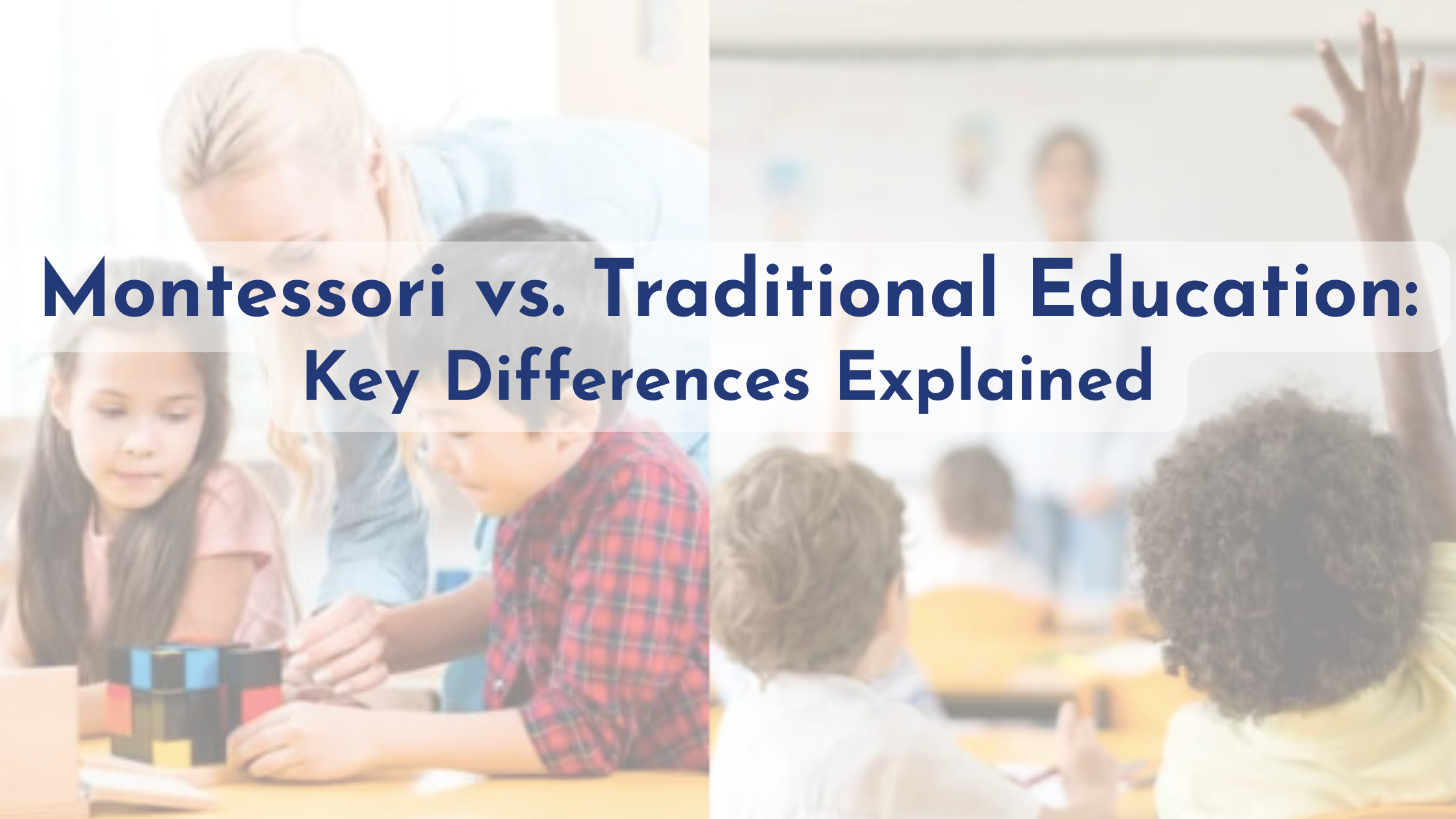 At Stars Montessori, we follow a child-centered approach that differs significantly from traditional education. The Montessori method is rooted in respect for the child’s natural development and a deep belief in their ability to learn ind