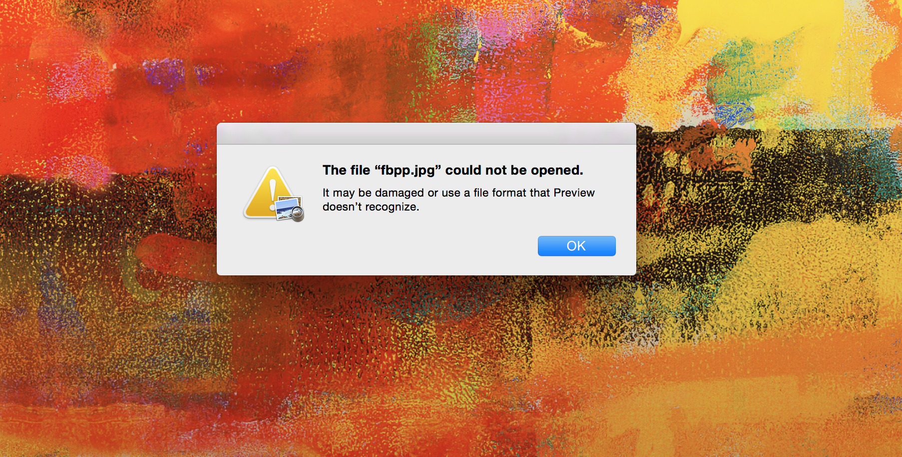 7. Again, if the change is too dramatic it might happen that the computer no longer recognizes the file. Simply undo changes and save. 