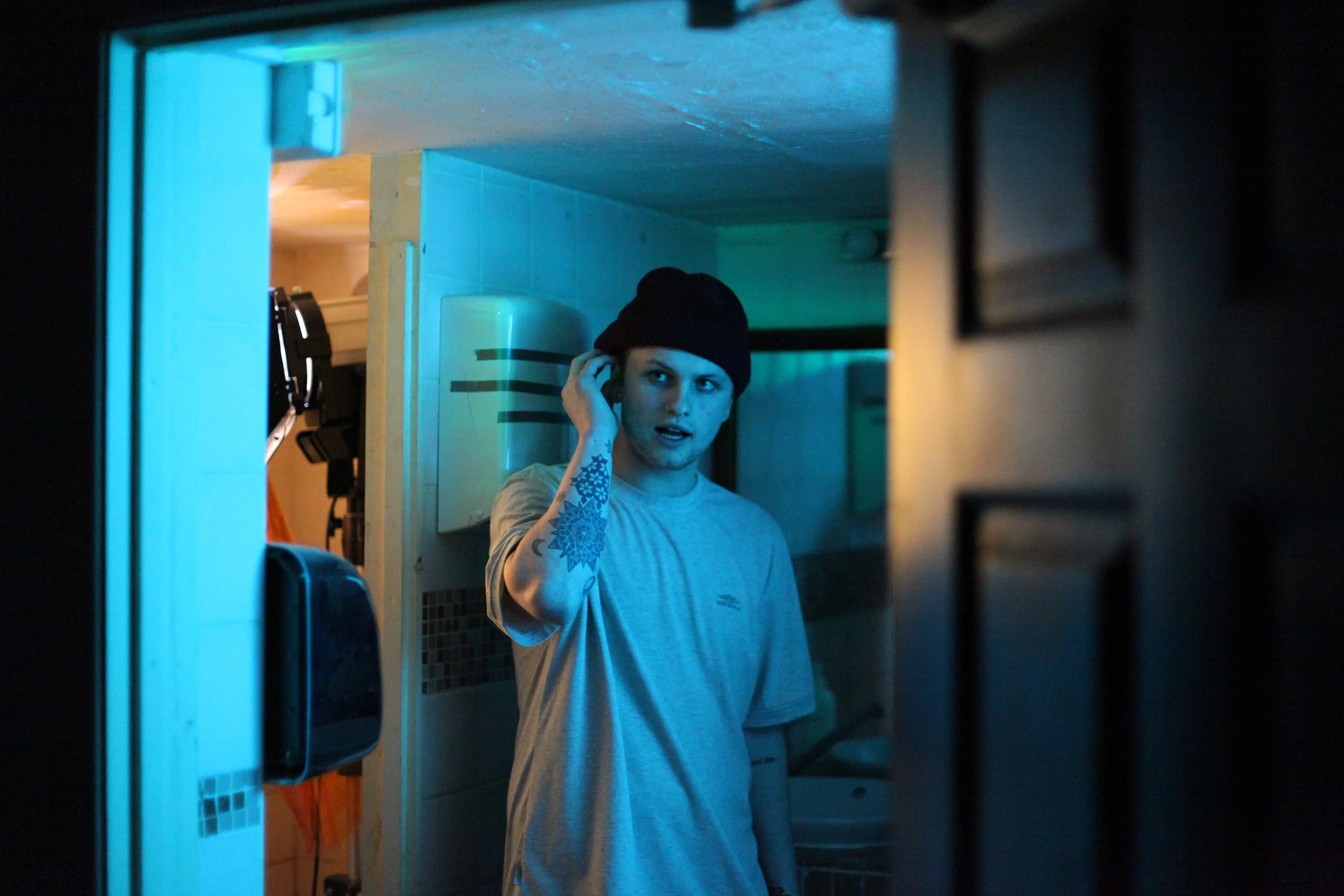 On set for Coconut Shy (2016)